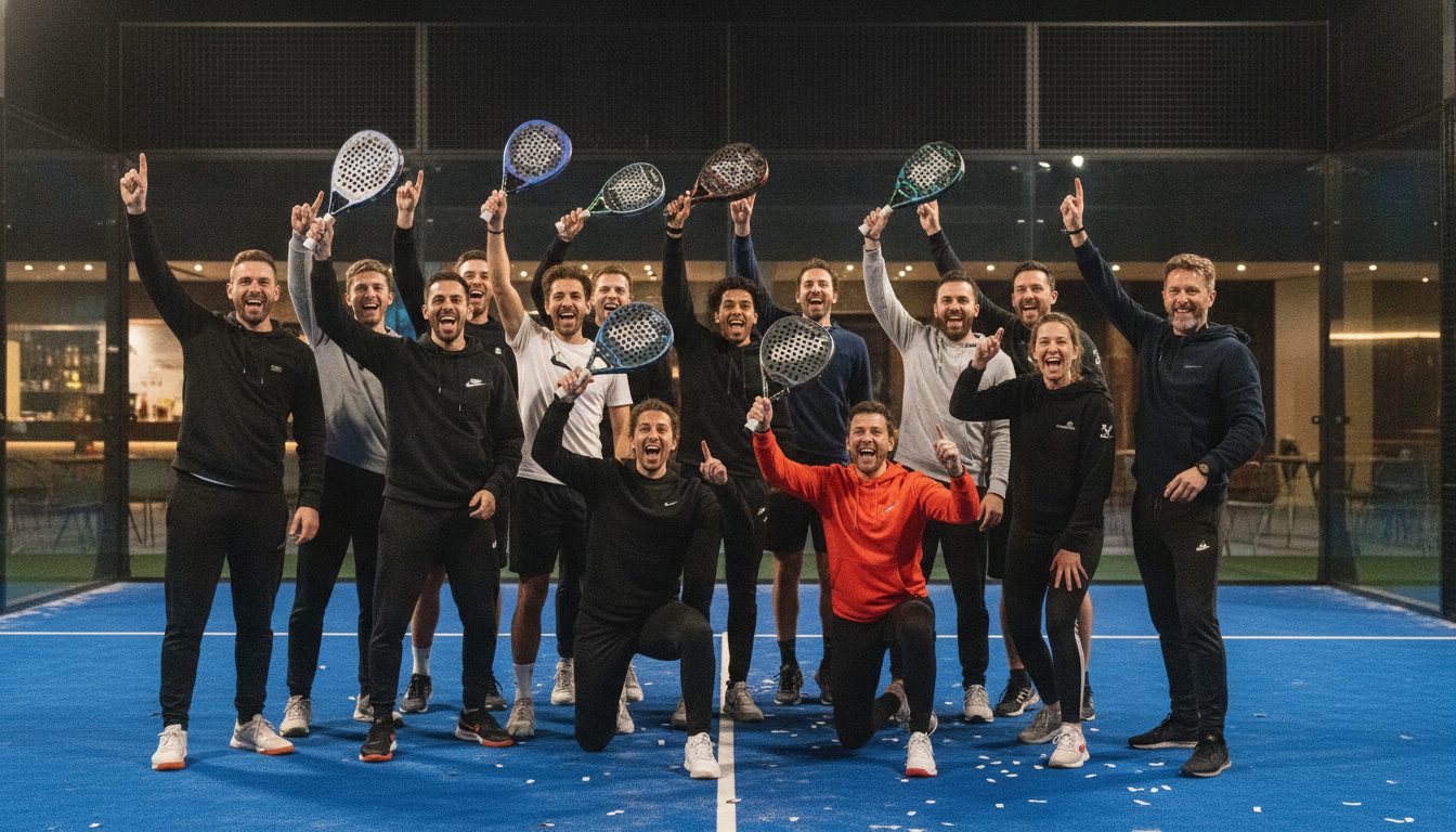 Players after an Americano night